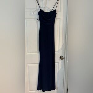 valencia formal off the shoulder wrap dress Valencia Formal Off-The-Shoulder Wrap Dress